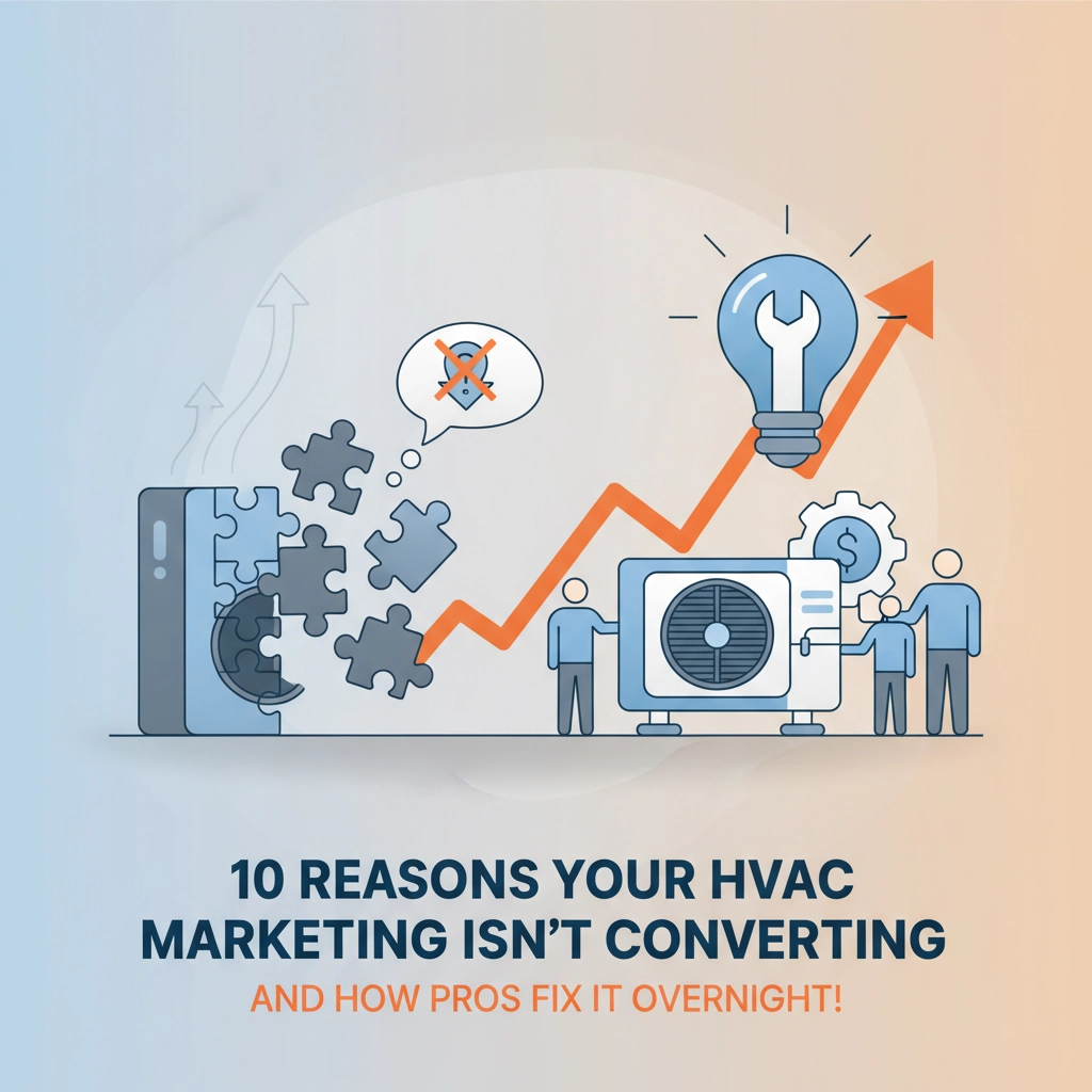 10 Reasons Your HVAC Marketing Isn’t Converting (And How Pros Fix It Overnight!)