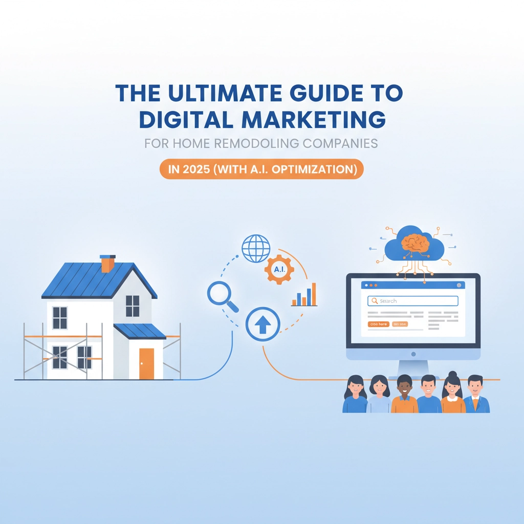The Ultimate Guide to Digital Marketing for Home Remodeling Companies in 2026 (With A.I. Optimization).